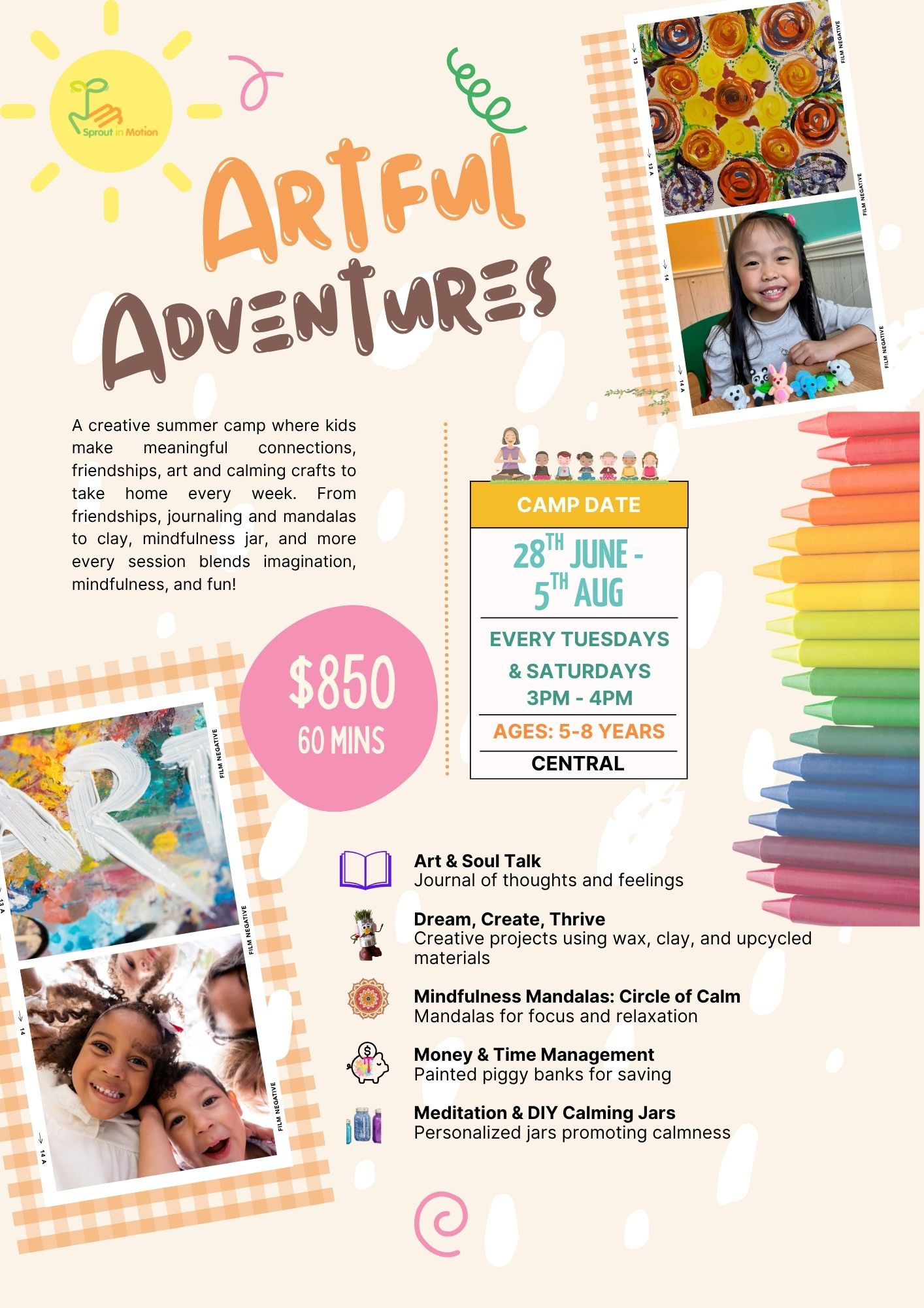 Sprout in Motion summer camp 2025 Hong Kong