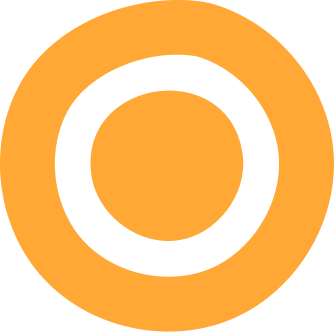 A yellow target illustration