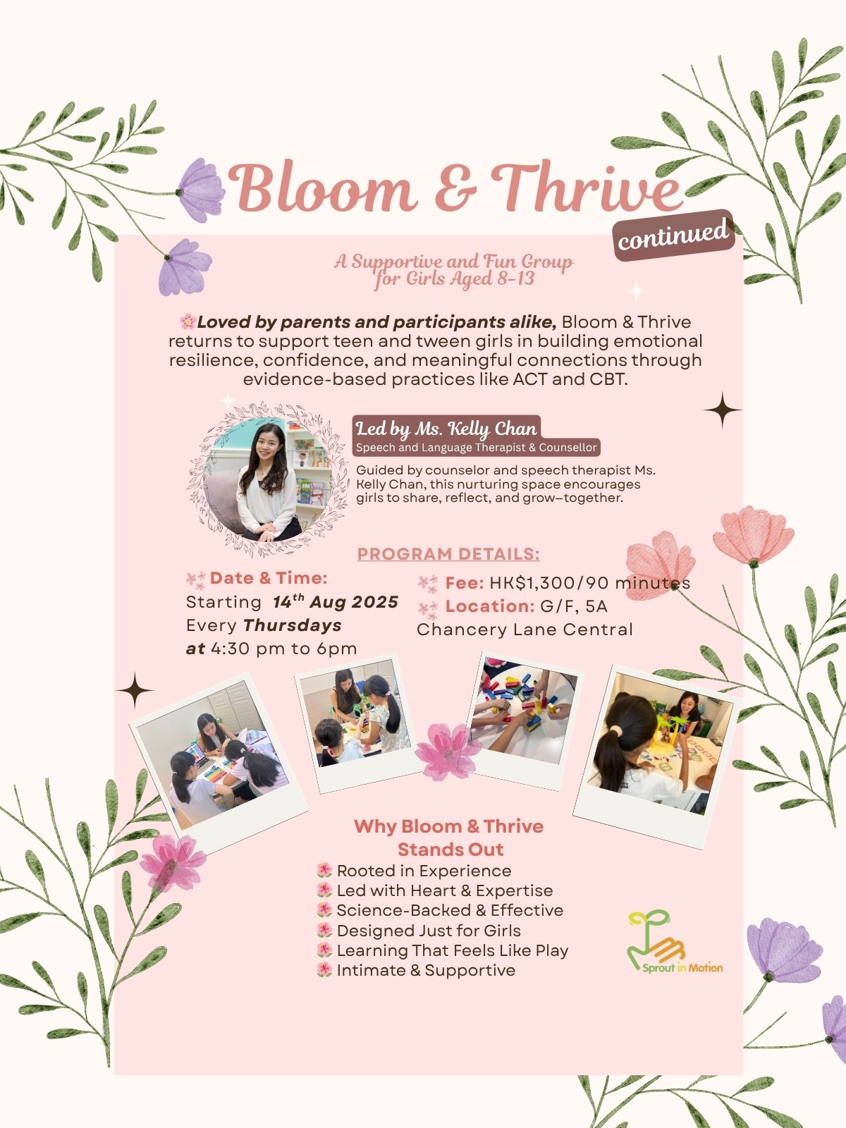 Bloom & Thrive Continued Flyer