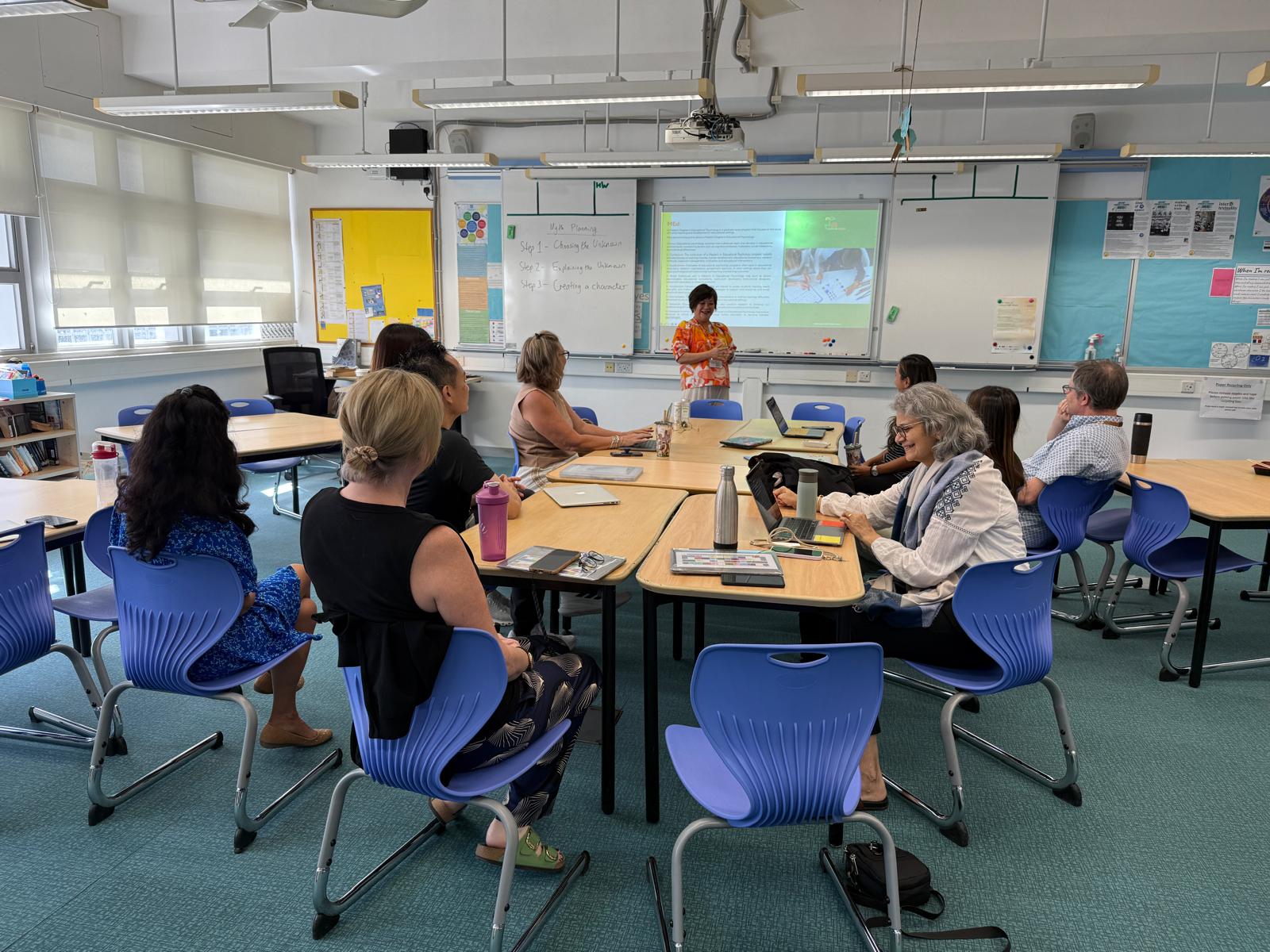 Teacher workshop at Renaissance College on qualifications of assessors on October 14.