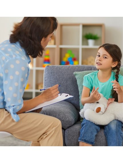 calm therapy session office